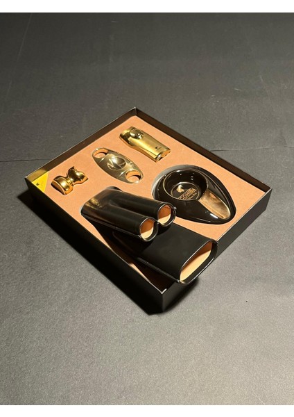 5'li Puro Seti - Çakmak & Kesici & Kılıf & Küllük & Tutucu indirimleri