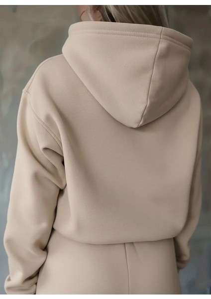 Cottonlab Kadın Uzun Kollu Nope Baskılı Beli Ribanalı Ikili Takım modelleri