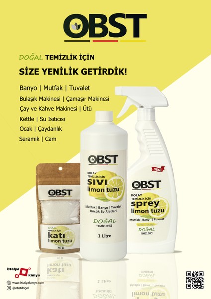 Kolay Temizlik Için Sıvı Limon Tuzu 1 Litre Sıvı Karbonat 1 Litre Mutfak Banyo Tuvalet Doğal Temizlik modelleri