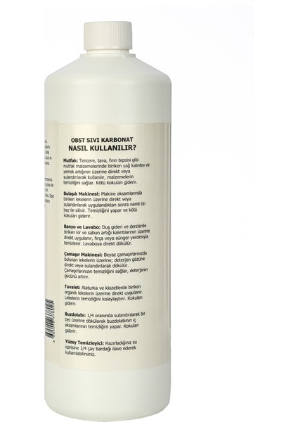 Kolay Temizlik Için Sıvı Limon Tuzu 1 Litre Sıvı Karbonat 1 Litre Mutfak Banyo Tuvalet Doğal Temizlik fırsatları