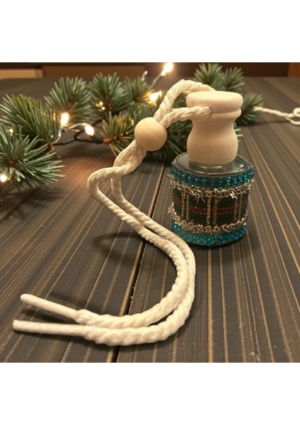 Yeni Yıl Hediye Seti 140 ml Oda Kokusu Dekoratif Mum Taşlı Araç Kokusu Taşlı Anahtarlık indirimleri