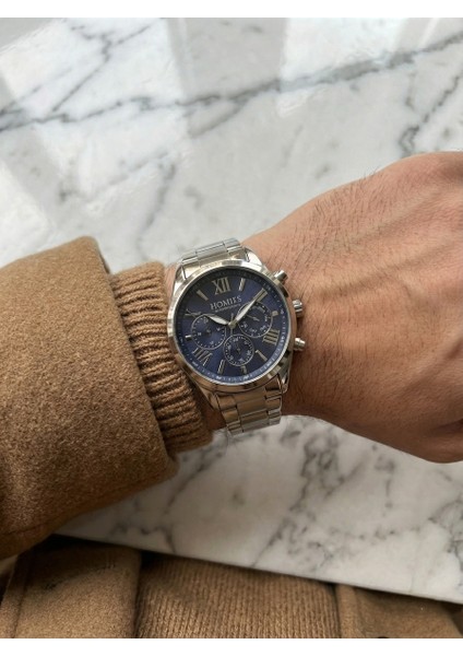 Erkek Kol Saati Çelik Kordon Tüm Foksiyonları Çalışır