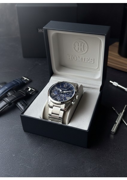 Erkek Kol Saati Çelik Kordon Tüm Foksiyonları Çalışır