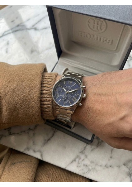 Erkek Kol Saati Çelik Kordon Tüm Foksiyonları Çalışır