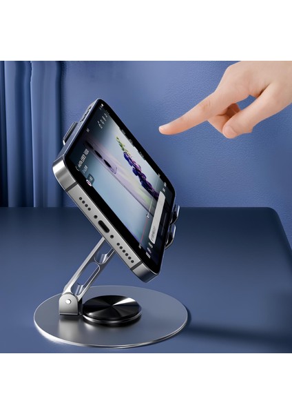 Dönebilir ve Katlanabilir Masaüstü Metal Telefon Tutucu fırsatları