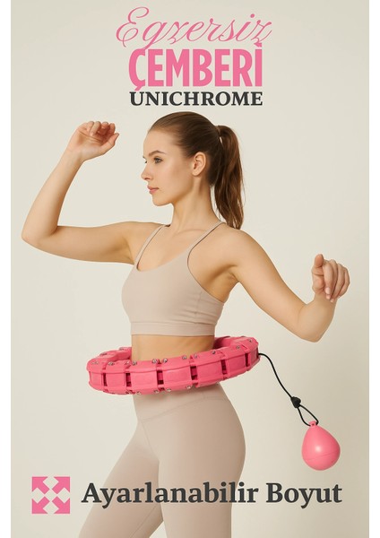 Egzersiz Çemberi Egzersiz Halkası Ağırlıklı Bel Karın Kalça Bölgesi Ayarlanabilir