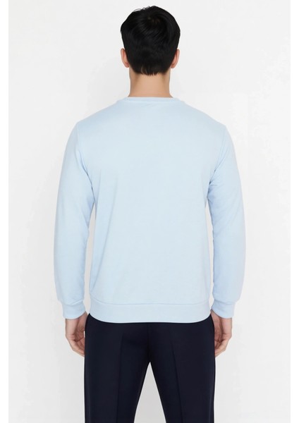 Erkek Bisiklet Yaka Standart Kol Regular Kalıp Sweatshirt Fonksiyonel Dayanıklı Kaliteli Şık fırsatları