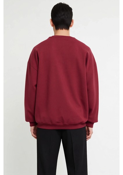 Erkek Bisiklet Yaka Standart Kol Oversize Fit Sweatshirt Fonksiyonel Dayanıklı Kaliteli Şık fırsatları