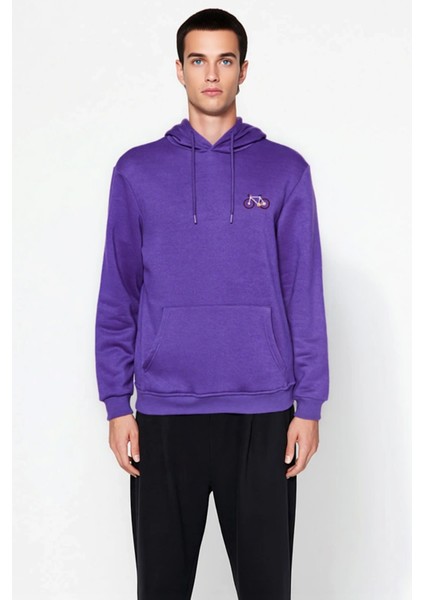 Erkek Kapüşonlu Standart Kol Regular Kalıp Slogan Desenli Sweatshirt Fonksiyonel Dayanıklı modelleri