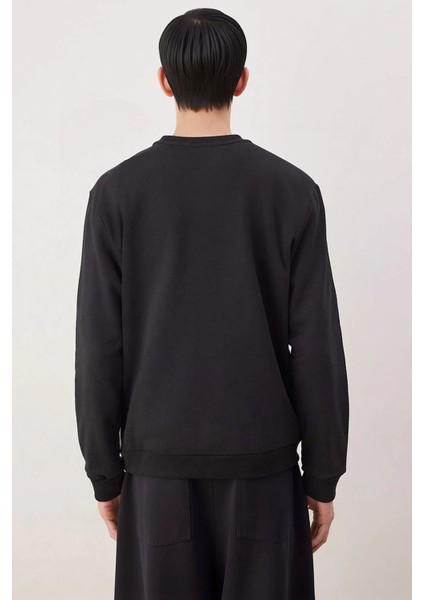 Erkek Bisiklet Yaka Standart Kol Regular Kalıp Sweatshirt Fonksiyonel Dayanıklı Kaliteli Şık fırsatları