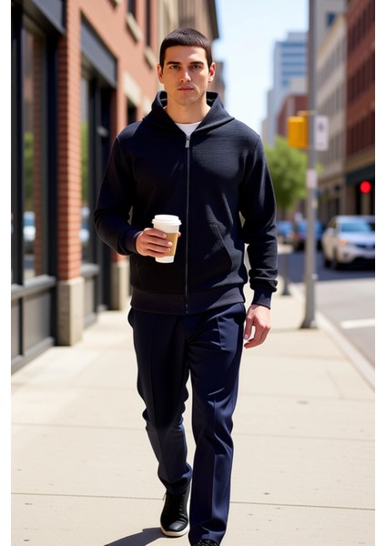 Erkek Bisiklet Yaka Standart Kol Fermuarlı Dokulu Sweatshirt Fonksiyonel Dayanıklı Estetik fiyatları