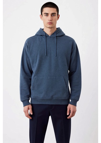 Erkek Kapüşonlu Düşük Kol Uzun Kollu Oversize Kalıp Sweatshirt Fonksiyonel Dayanıklı Rahat modelleri