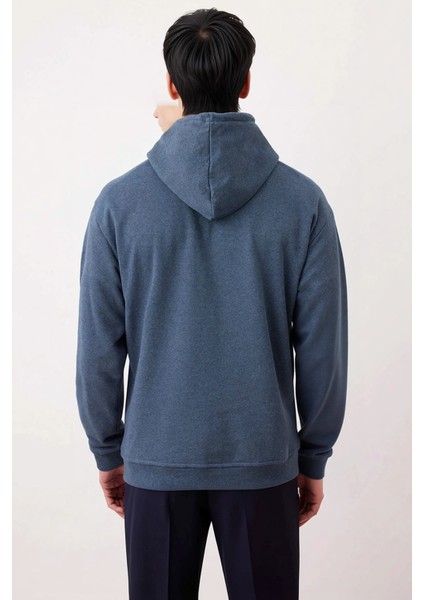 Erkek Kapüşonlu Düşük Kol Uzun Kollu Oversize Kalıp Sweatshirt Fonksiyonel Dayanıklı Rahat fırsatları