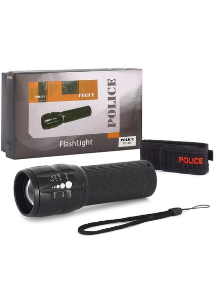 Police Pc-86 Uv LED Mor Işıklı Para Kontrol El Feneri ( Lisinya )