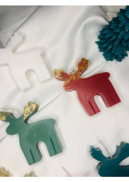 Yılbaşı Geyik Mum modelleri