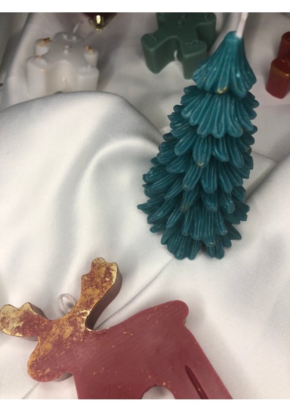 Yılbaşı Geyik Mum