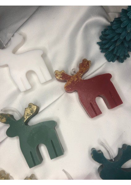 Yılbaşı Geyik Mum