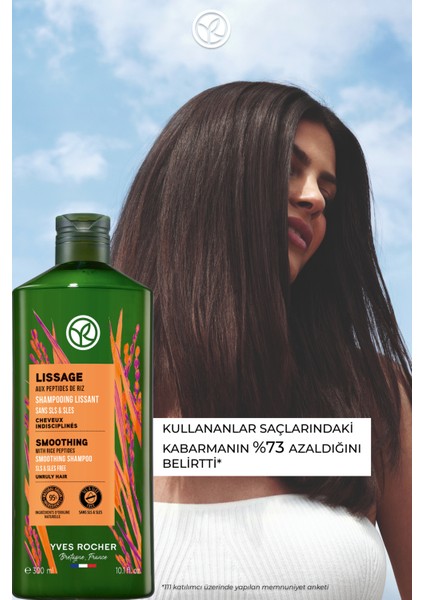 Soothing Prebiotic Shampoo For Frizzy And Unruly Hair / Lissage-Free Of Sls And Sles, VEGAN-300ML fırsatları
