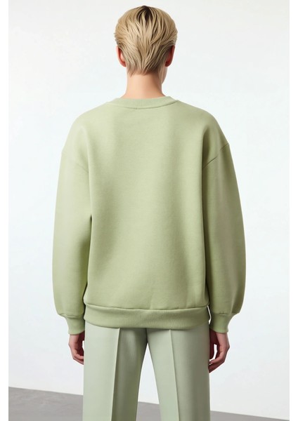 Kadın Bisiklet Yaka Düşük Kol Regular Kalıp Örme Sweatshirt Fonksiyonel Dayanıklı Kaliteli fırsatları