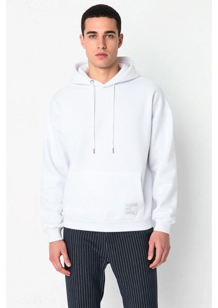 Erkek Kapüşonlu Düşük Kol Uzun Kollu Oversize Kalıp Sweatshirt Fonksiyonel Dayanıklı Rahat modelleri