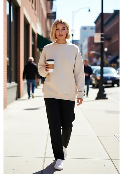 Kadın Bisiklet Yaka Düşük Kol Uzun Kollu Örme Sweatshirt Fonksiyonel Dayanıklı Kaliteli Şık fiyatları