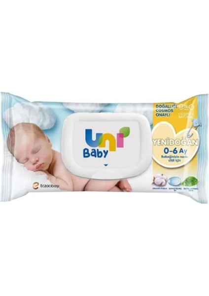 Baby Yenidoğan Islak Havlu Mendil Tekli Paket 40'lı
