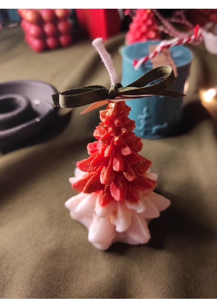 Mini Çam Yılbaşı Mumu