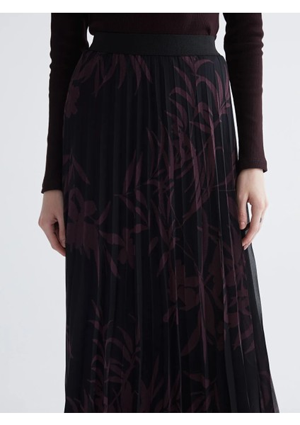 Lcwaıkıkı Classic Karışık Beli Lastikli Desenli Pileli Şifon Etek modelleri