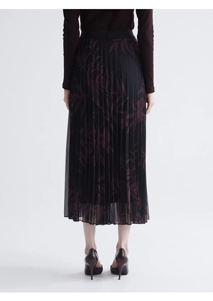 Lcwaıkıkı Classic Karışık Beli Lastikli Desenli Pileli Şifon Etek fırsatları