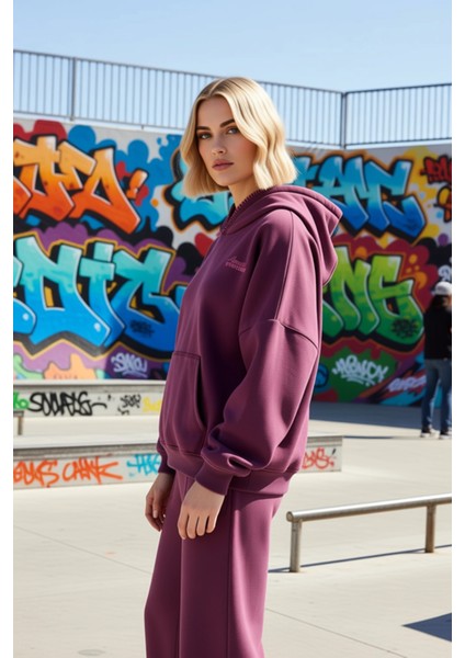 Kadın Kapüşonlu Düşük Kol Örme Sweatshirt Fonksiyonel Dayanıklı Kaliteli Konforlu Estetik Şık indirimleri