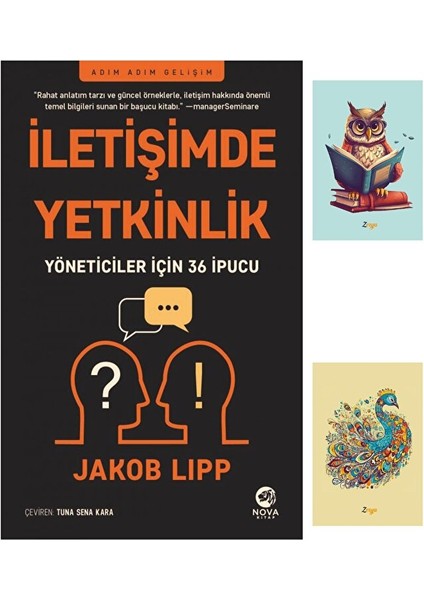 Iletişimde Yetkinlik - Yöneticiler Için 36 Ipucu - Jakob Lipp 9786258489408 Not Defterli Seti