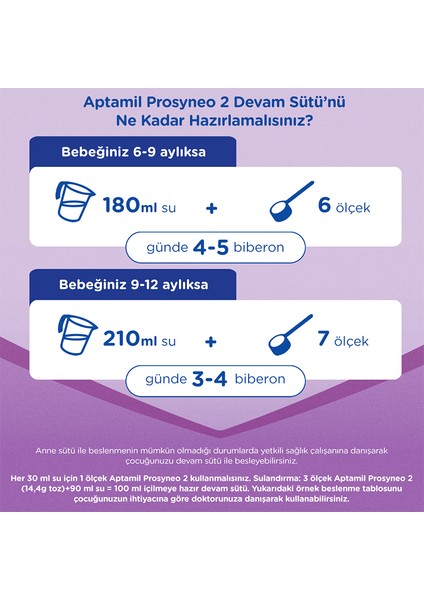 Prosyneo Devam Sütü No2 6-12 Ay 400 gr fırsatları