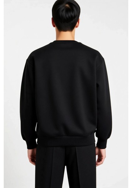 Erkek Bisiklet Yaka Düşük Kol Uzun Kol Sweatshirt Fonksiyonel Dayanıklı Kaliteli Konforlu Şık fırsatları