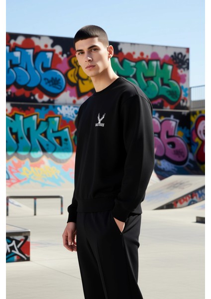 Erkek Bisiklet Yaka Düşük Kol Uzun Kol Sweatshirt Fonksiyonel Dayanıklı Kaliteli Konforlu Şık indirimleri