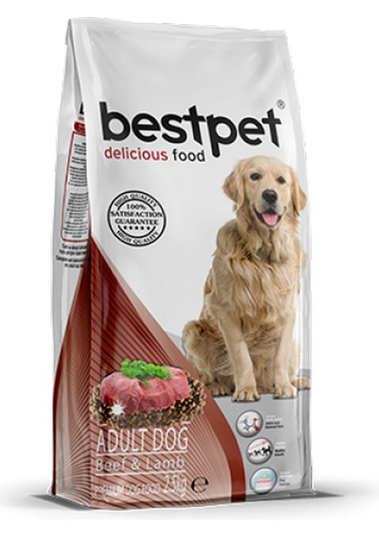 Nrzsnt Bestpet 15 kg Yavru Köpekler Için Sığır Etli ve Kuzu Etli Kuru Mama