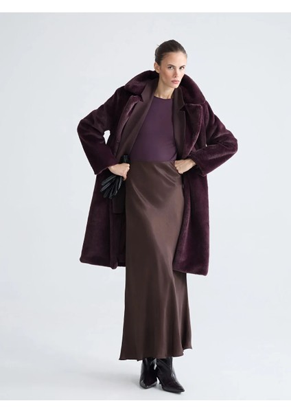 Lcw Vision Kahverengi Beli Lastikli A Kesim Saten Etek fiyatları