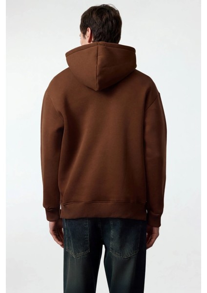 Erkek Kapüşonlu Fermuarlı Düşük Kol Uzun Kollu Kalıp Sweatshirt Fonksiyonel Dayanıklı Spor fırsatları