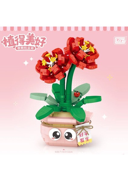 Evcil Çiçek Serisi: Saksıda Şans Nergisi | 430 Parça Mikro Bloklar | 14+ Yaş | Bitki Maketi fiyatları
