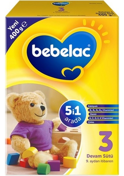 Bebek Devam Sütü No3 400 gr fiyatları