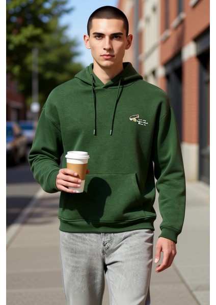 Erkek Kapüşonlu Düşük Kol Sweatshirt Slogan Nakışlı Fonksiyonel Dayanıklı Kaliteli Estetik fiyatları