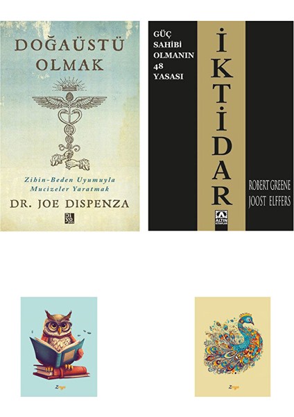 Doğaüstü Olmak - Joe Dispenza - Iktidar - Robert Greene - (2 Not Defterli)