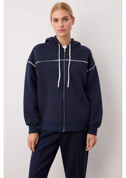 Kadın Kapüşonlu Fermuarlı Düşük Kol Sweatshirt Fonksiyonel Dayanıklı Kaliteli Konforlu Şık modelleri