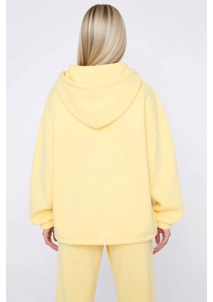 Kadın Kapüşonlu Düşük Kol Uzun Kollu Geniş Kalıp Sweatshirt Fonksiyonel Dayanıklı Kaliteli fırsatları