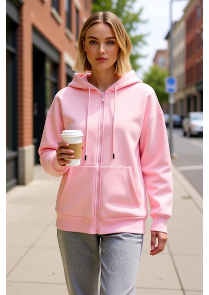 Kadın Kapüşonlu Düşük Kol Fermuarlı Sweatshirt Uzun Kollu Kalıp Fonksiyonel Dayanıklı Spor fiyatları