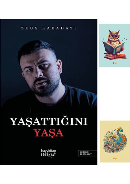 Yaşattığını Yaşa - Zeus Kabadayı - 9786256329287 - Hayy Kitap (2 Not Defterli)