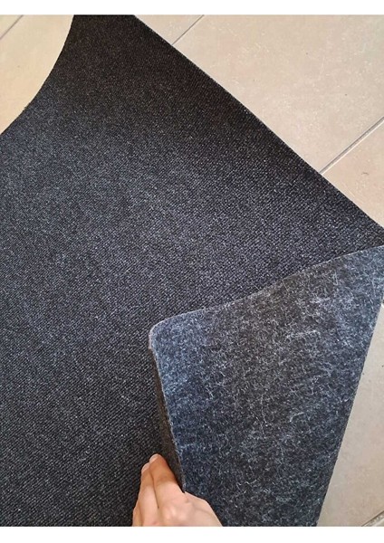 Rip Halıfleks 2 x 24 Metre Antrasit Ofis Fuar Halısı Rip Halı Ucuz Halıfilex