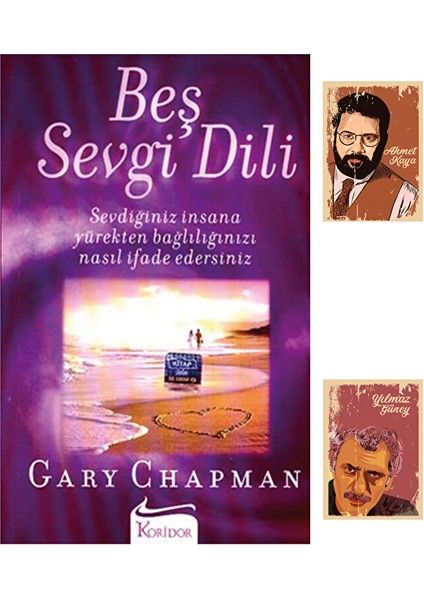 Beş Sevgi Dili - Gary Chapman - Koridor Yayıncılık - A. Kaya Y. Güneyli Not Defteri Seti