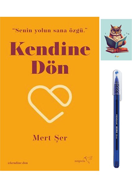 Kendine Dön 9786258446036- Mert Şer - Pensan Büro Mavi Tükenmez Kalem