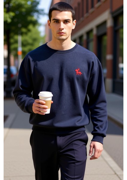 Erkek Bisiklet Yaka Düşük Kol Uzun Kol Sweatshirt Fonksiyonel Dayanıklı Kaliteli Konforlu Şık fiyatları