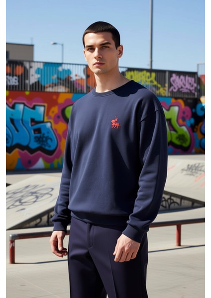 Erkek Bisiklet Yaka Düşük Kol Uzun Kol Sweatshirt Fonksiyonel Dayanıklı Kaliteli Konforlu Şık indirimleri